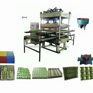 China manufacturer Automatically 1100*1100 playground rubber floor tile making machine vulcanizing machine