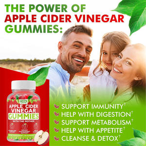 Gommes au <span class=keywords><strong>vinaigre</strong></span> <span class=keywords><strong>de</strong></span> <span class=keywords><strong>cidre</strong></span> <span class=keywords><strong>de</strong></span> pomme avec la Mère (500mg) – Force Maximale pour la Perte <span class=keywords><strong>de</strong></span> Poids, la Digestion, la Santé Intestinale, l'Énergie et le Soutien Immunitaire – 60 Gommes - Product Image 3