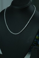 Collar de lujo con diamantes cultivados en laboratorio para mujer, chapado en oro, diseño de moda certificado IGI