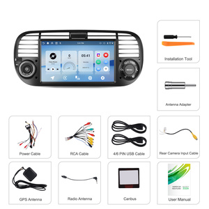 Radio para Auto Hikity de 7 Pulgadas con Android, 4+128G para FIAT 500 2007-2015, CarPlay Inalámbrico, Android Auto, Pantalla Incell, GPS, WiFi, Venta al por Mayor OEM - Product Image 6