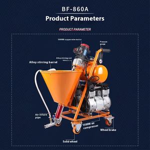 カスタマイズ可能な単一成分オイリーポリウレタンスプレー機多機能防水漏れプルーフ建設設備 - Product Image 5