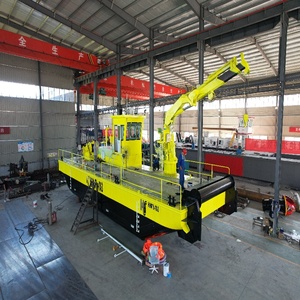 Professionelles Dieselmotor-Ankerverlegungsboot für Cutter-Saugbagger-Verbindung 180m/h Kapazität 2m Baggertiefe - Product Image 3