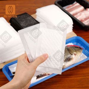 Disposable White Soaker Seafood Fresh Absorbent Pad Moisture Absorbing Pads Food Keep Fresh for Meat Pad Absprbent - Product Image 4