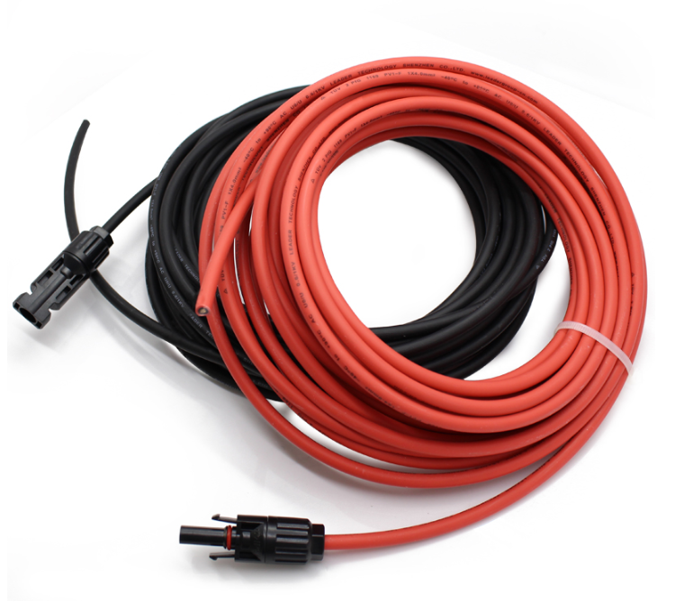 M/F Солнечный Кабельный соединитель, солнечный PV кабель, медный провод с коннектором, Удлинительный кабель 6/4/2, 5 мм2 10/12/14 AWG