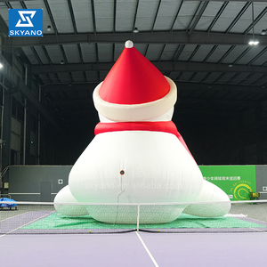 Dẫn chiếu sáng <span class=keywords><strong>Inflatable</strong></span> quảng cáo Tuyết Linh vật bơm hơi khổng lồ phim hoạt hình tuyết cổ tích mũ đỏ <span class=keywords><strong>Inflatable</strong></span> <span class=keywords><strong>Snowman</strong></span> - Product Image 3