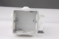 Boîte de jonction électrique carrée en plastique ABS Lihon, étanche IP65, 85*85*50mm, utilisable en intérieur ou en extérieur avec presse-joints