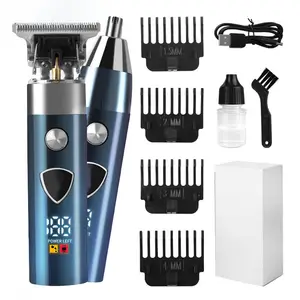 2 em 1 lavável sem fio elétrico aparador de cabelo multi depilação trimmer homens fabricados na china