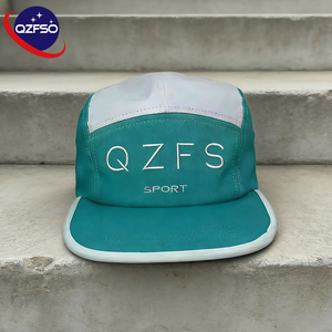 Gorras QZFSO con Logotipo Personalizado, Gorra de Béisbol de 5 Paneles, Gorra Snapback de Algodón para Deportes, Ciclismo, Camping, Running - Product Image 1