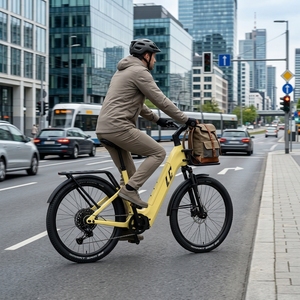 Vélo électrique urbain de haute qualité, batterie lithium 36V <span class=keywords><strong>500Wh</strong></span>, cadre en aluminium, 11 vitesses, design style SUV, pour les trajets quotidiens en ville - Product Image 3