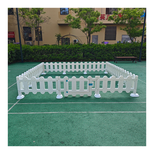 Recinzione di Sicurezza in Plastica per Area Giochi Morbida per Bambini, Recinto Bianco per Parco Giochi, Attrezzatura per Parco Giochi in Plastica - Product Image 1