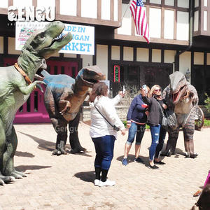 Disfraz de Dinosaurio Corredor Hecho a Mano, Traje de Dinosaurio Real para Centros Comerciales, Aeropuertos, Guarderías, Jardines de Infancia y Escuelas - Product Image 2