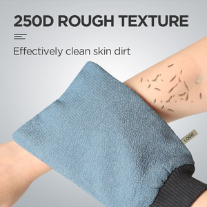 Guanto da bagno Spa esfoliante turco di grandi dimensioni 100% viscosa marocco Hammam Kessa Scrub Mitt - Product Image 4