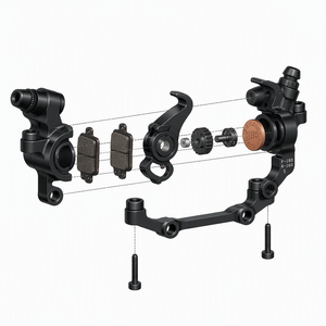 Soporte <span class=keywords><strong>de</strong></span> Montaje <span class=keywords><strong>de</strong></span> Cable <span class=keywords><strong>de</strong></span> Rotor Mecánico <span class=keywords><strong>de</strong></span> Aleación <span class=keywords><strong>de</strong></span> Aluminio BOLIDSBB5 <span class=keywords><strong>de</strong></span> 180 mm y 160 mm para Freno <span class=keywords><strong>de</strong></span> Disco <span class=keywords><strong>de</strong></span> Bicicleta <span class=keywords><strong>de</strong></span> Montaña y Carretera Delantero y Trasero - Product Image 3