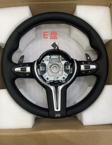 Volante Deportivo M Sport para <span class=keywords><strong>BMW</strong></span> Serie 1 2 3 4 5 6 7 X1 X3 X5 F30 F10 E90 E70 M3 M5, Estilo Cuero Negro - Product Image 4