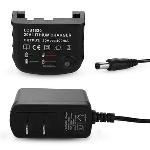 LCS1620 交換用充電器 AC100V-240V ブラックアンドデッカー リチウム電動工具バッテリー 14.4V <span class=keywords><strong>18V</strong></span> 20V LBX20 LBXR20 Bd18v 充電器対応 - Product Image 3