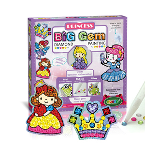 EBAYRO 2025 Kit <span class=keywords><strong>di</strong></span> Adesivi con Grandi Gemme Fai-da-Te per Bambini - Serie Principesse, Set <span class=keywords><strong>di</strong></span> Giocattoli da <span class=keywords><strong>Disegno</strong></span> Certificato ASTM & EN71 9074E - Product Image 1