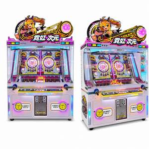 เครื่องเล่นเกมหยอดเหรียญแบบผลักเหรียญสำหรับสองผู้เล่น พร้อมระบบแลกของรางวัล เหมาะสำหรับศูนย์การค้าและสถานบันเทิง - Product Image 1