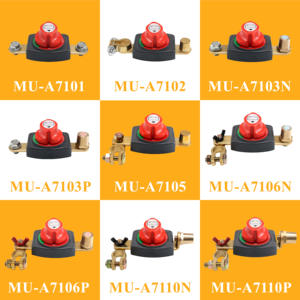 Heavy Duty 300A 12V 24V 48V Dual Car Vehicle RV Marine Battery Isolator Master Kill Interruptor giratorio Desconexión Kit de corte de energía - Product Image 2