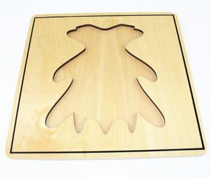 Bằng Gỗ Montessori Giáo Dục Câu Đố-<span class=keywords><strong>Wasp</strong></span> Động Vật Câu Đố Cho Trẻ Em, Mầm Non Sinh Học Học Tập Đồ Chơi - Product Image 3