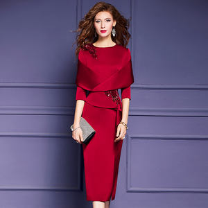 Robe de soirée haut de gamme FMY, style automne, pour femmes, robe de soirée et de dîner haut de gamme pour les mondaines52887 - Product Image 1