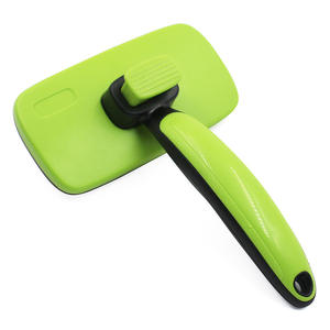 Peigne dépilatoire à un bouton pour chien Aiguille en acier inoxydable OEM Peigne de toilettage pour animaux de compagnie populaire transfrontalier personnalisable pour chats chiens - Product Image 3