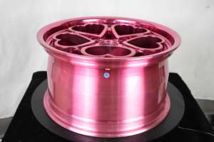 Pengzhen Sweet <span class=keywords><strong>Heart</strong></span> Polished Iceberry pink 18'' 19'' 5x112 Velg Mobil After Market untuk BMW Toyota Honda - Product Image 6