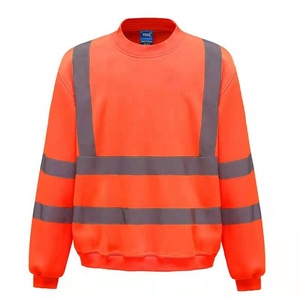 Sudadera con Capucha de Poliéster Reflectante de Alta Visibilidad con Logotipo Personalizado - Ropa de Trabajo de Seguridad con Forro Polar Cálido y Manga Larga para Construcción y Obras - Product Image 2