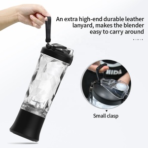 Mixeur Portable 600ML, Bouteille d'Eau Électrique Personnelle avec Couvercle, <span class=keywords><strong>Shaker</strong></span> à Fruits et Poudres, Gobelet Mixeur USB pour Glace - Product Image 2