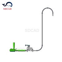 Système de transport pneumatique en phase dense et en phase diluée pour l'alimentation des silos de ciment en sacs de 5 à 50 t/h