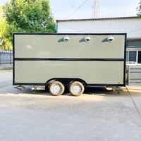 Machines à snacks mobiles d'extérieur Food Truck Food Shop Street Mobile Hotdog Fast Food Cart Remorque pour la vente USA