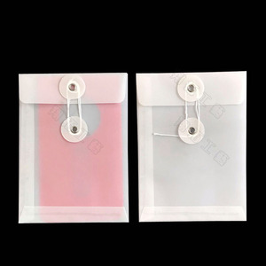 Kraft Paper <strong>Envelope</strong> with <strong>Button</strong> and <strong>String</strong> Closure for Gifts or Wallet Use <strong>String</strong> Ribbon Included - Product Image 4