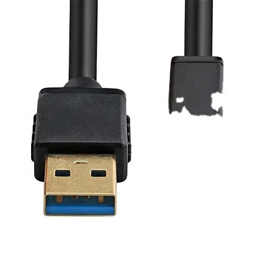 Câble USB 3.0 mâle vers B mâle de 2m, cordon pour imprimante, transfert de données KVM, 6 pieds