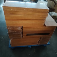 Étagères flottantes en bois d'acacia robustes et réglables à 2 niveaux, style rustique, pour chambre, cuisine, maison