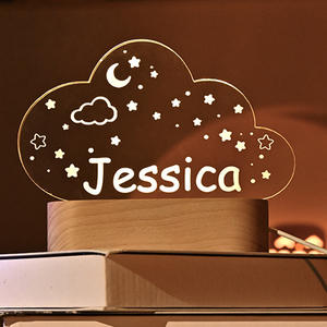 3D ночник креативный фото песня акриловый музыкальный свет для дня рождения акриловая атмосфера световая витрина - Product Image 4