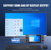 Console de jeux Anbernic Win600 Mini PC, écran 5,9 pouces, système double Steam OS Win10, lecteurs portables rétro classiques, Wi-Fi