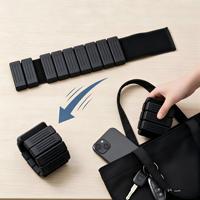 Lestes de poignet rectangulaires texturés compacts et réglables en silicone avec bloc de fer et fermeture auto-agrippante 0,5 LB 1 LB 2 LB Unisexe pour le fitness quotidien