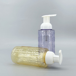 Botella de PET de 300 ml (10 oz) Vacía, Color <span class=keywords><strong>Rosa</strong></span>, Morado y Amarillo, con Bomba de Espuma, para Limpiador Facial, Champú, Gel de Ducha, Espuma, Botella de Plástico PET para el Cuidado de la Piel - Product Image 2