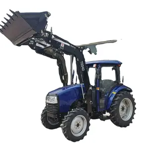 80HP 100HP 90HP 4WD f4x4 ruota rimorchio trattori agricoli cabine per la vendita dalla cina agricoltura agricoltura