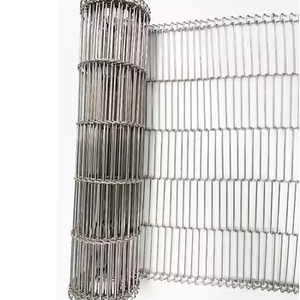 Mendukung sabuk konveyor kawat baja tahan karat kustom sabuk konveyor penyortir Blueberry untuk lapisan coklat di pabrik makanan - Product Image 1