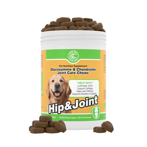 Köpekler için Glukozamin Kondroitin Mineral Karışımı İçeren Komple Kalça ve Eklem Destekleyici Çiğneme Tabletleri - Product Image 4