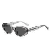 Lunettes de soleil de luxe de créateur, verres polarisés, monture ovale intégrale en TR90, légères, logo personnalisé, style rétro, protection UV400, 1 pièce