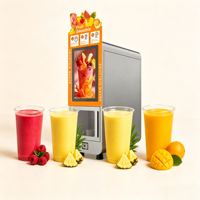Volledig Automatische Smoothie Automaat, Verse Fruit Milkshake Mixer Machine Fabriek Leverancier