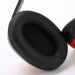 Réduction du bruit cache-oreilles Protection auditive pas cher rouge PP insonorisé Construction <span class=keywords><strong>chantier</strong></span> sécurité cache-oreilles avec logo personnalisé - Product Image 5