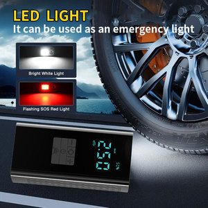 Gonfleur de pneu de voiture avec batterie externe Compresseur d'air 150PSI <span class=keywords><strong>Pompe</strong></span> à air de voiture pour voiture Moto Vélo Ball LED Lighting - Product Image 6