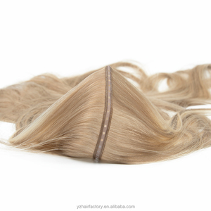 ผมต่อแบบไร้รอยต่อรุ่นใหม่ล่าสุดจากโรงงาน สำหรับ Genius Weft Virgin Invisible Hole Tab Weft PU Butterfly XO Weft ผมตรงแท้ - Product Image 6