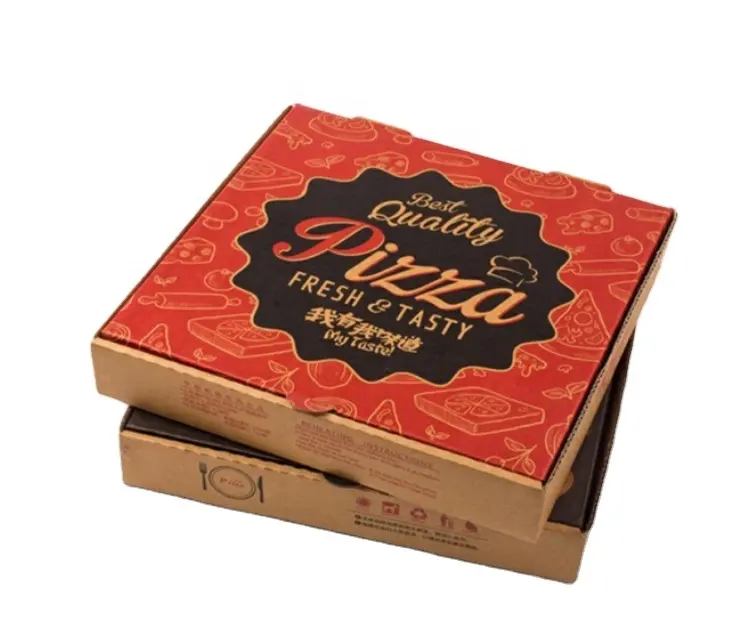 Pabrik Grosir Kotak Karton Harga Rendah Kotak Pizza Kertas Bergelombang