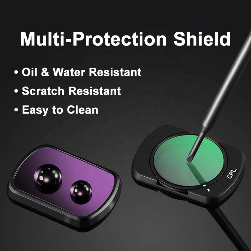 HONGDAK Professional Optical Glass ND 8/16/32/64 CPL Black Diffusion 1/4 Filter Kit Magnetic Len Filter for DJI OSMO Pocket 3