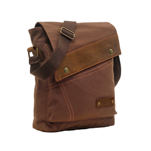 China Wholesale Vintage Geometric Letter Summer Fashion <b>Shoulder</b> Crossbody Daypack Blank Messenger <b>Bag</b> Canvas for Men - Product Image 1