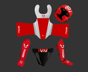 Équipement <span class=keywords><strong>de</strong></span> protection Wolon en cuir PU pour l'entraînement au Sanda, jaune/rouge, taille M/L, pour la <span class=keywords><strong>boxe</strong></span> et la <span class=keywords><strong>salle</strong></span> <span class=keywords><strong>de</strong></span> <span class=keywords><strong>sport</strong></span> - Product Image 5