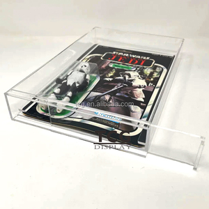 TCG vendita calda chiara custodia in acrilico con protezione anti-UV con Cover Design per Vintage <span class=keywords><strong>Star</strong></span> <span class=keywords><strong>Wars</strong></span> Scout Trooper-Kenner Figure Box - Product Image 5